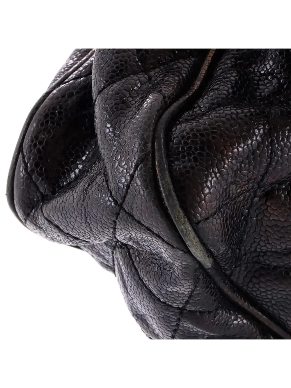 Chanel Shiva Flap Bag Quilted Caviar #260998C25B